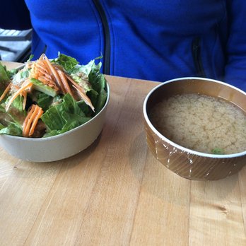 Kiku Sushi - Salad and Miso Soup - Japanese Near Me - Berkeley, California Kiku Sushi - Salad and Miso Soup - Japanese Near Me - Berkeley, California