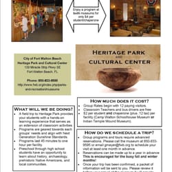 Heritage Park & Cultural Center - The fall months book up fast. Call us today to book your school group!