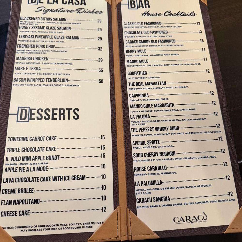 Caracu - Menu - Steakhouses Near Me - Nogales, Arizona