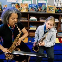 Seattle Country Day School - Students have music class multiple times per week.