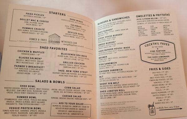 Menu photo 8 The Shed Restaurant - Plainview NY Plainview, NY