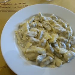 Plin con sugo di formaggi