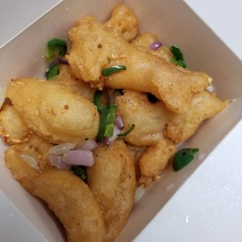 Cajun Feast - Salt & pepper fried calamari (minus 2 pieces that I ate) - Cajun/Creole Near Me - Davis, California