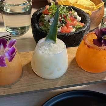 Cantina Monarca - Margarita flight - Cocktail Bars Near Me - Bellevue, Washington