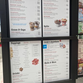 Andy's Frozen Custard - Menu - Desserts Near Me - Alpharetta, Georgia Andy's Frozen Custard - Menu - Desserts Near Me - Alpharetta, Georgia