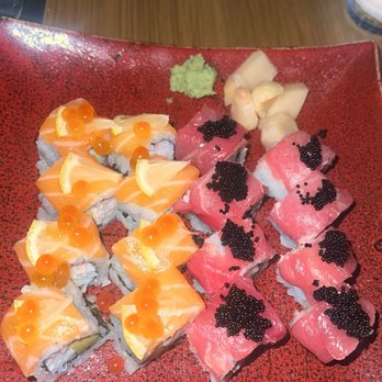 Hiroki-san - Sal-Kani maki (left), Maguro maki (right) - Japanese Near Me - Detroit, Michigan