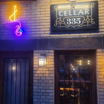 Cellar 335 - Outside leading to the downstairs entrance - Cocktail Bars Near Me - Jersey City, New Jersey