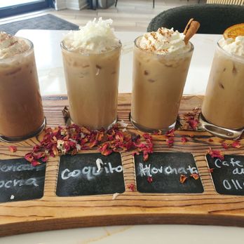 The Stockyard Coffeehouse - south side mocha flight - Coffee & Tea Near Me - Chicago, Illinois The Stockyard Coffeehouse - south side mocha flight - Coffee & Tea Near Me - Chicago, Illinois