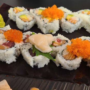 Sushi Ki-ichi - (NEAR) Hokkai Roll: (FAR) Alaskan Roll: - Sushi Bars Near Me - Tigard, Oregon Sushi Ki-ichi - (NEAR) Hokkai Roll: (FAR) Alaskan Roll: - Sushi Bars Near Me - Tigard, Oregon
