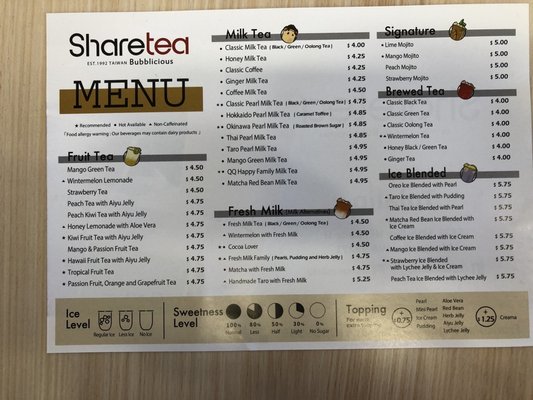 Menu photo 3 Sharetea Marysville, WA Menu photo 3 Sharetea Marysville, WA