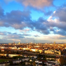 ARAG Hochhaus - Blick aus der 21. Etage Richtung Innenstadt