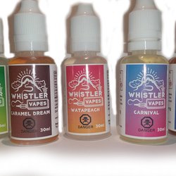 Whistler Vapes - Some of our Canadian-made E-Juice Flavours