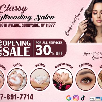 Classy Threading and Waxing Salon - Threading Services Near Me - New York, New York Classy Threading and Waxing Salon - Threading Services Near Me - New York, New York