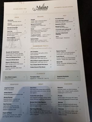 Menu photo 5 il Mulino Fort Lauderdale, FL