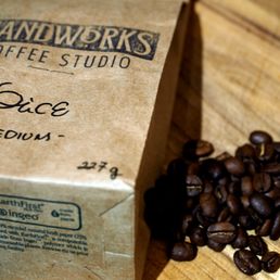 Medium roast, "Dice" blend. Medium roast, "Dice" blend.