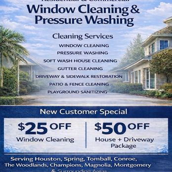 Clear Horizons - Houston Window Cleaning & Pressure Washing - March discount for new clients! - Pressure Washers Near Me Clear Horizons - Houston Window Cleaning & Pressure Washing - March discount for new clients! - Pressure Washers Near Me