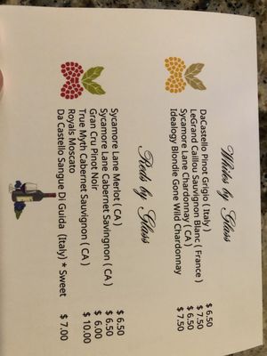 Menu photo 8 Wine Not Ormond Beach, FL