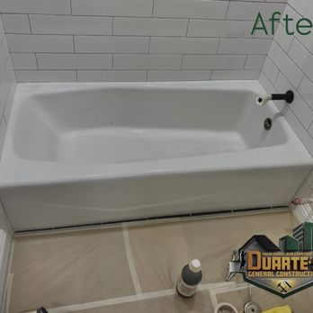 Duarte's General Construction - AFTER TUB REGLAZE (2/2) - General Contractors Near Me - Palmdale, California