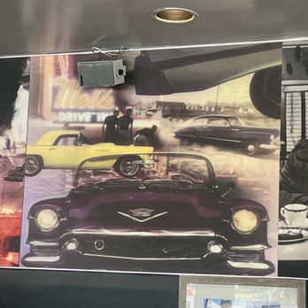 Mel's Drive-In - The purple vehicle looks interesting - Diners Near Me - San Francisco, California Mel's Drive-In - The purple vehicle looks interesting - Diners Near Me - San Francisco, California