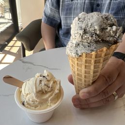 Black sesame and almond coconut Black sesame and almond coconut