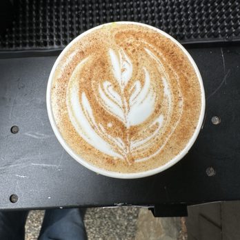 On Set Coffee - Kinako brown sugar cinnamon latte - Caterers Near Me