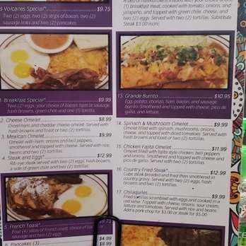 Los Volcanes Mexican Restaurant - Menu - Mexican Near Me - Parker, Colorado