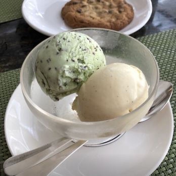 Polo Lounge - Vanilla and mint chocolate ice-cream - New American Near Me - Beverly Hills, California