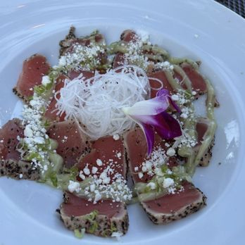 Miyo Yakitori & Sushi - PEPPERED TUNA SASHIMI - Japanese Near Me - Austin, Texas Miyo Yakitori & Sushi - PEPPERED TUNA SASHIMI - Japanese Near Me - Austin, Texas