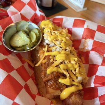 Bardega - Veggie chili dog - Restaurants Near Me - Laguna Hills, California Bardega - Veggie chili dog - Restaurants Near Me - Laguna Hills, California