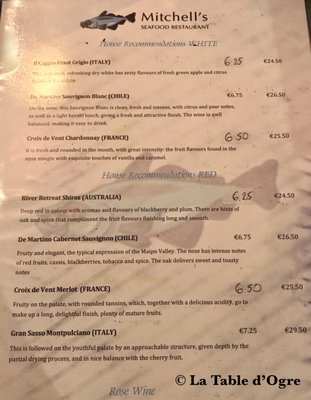 Menu photo 4 Mitchell's Restaurant Clifden, G