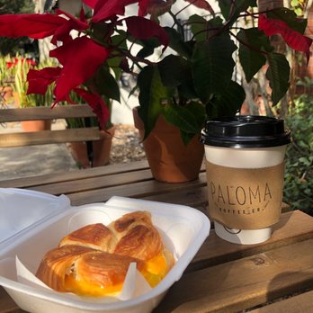 Paloma Coffee Co - Egg & cheese croissant + Beverly tea with lavender. - Bakeries Near Me - Windermere, Florida