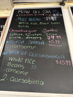 Menu photo 2 Sazon Oaxaqueño Wildomar, CA