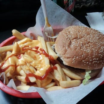 Memo's Hot Dogs - Cheeseburger with cheese fries :) - Hot Dogs Near Me - Chicago, Illinois