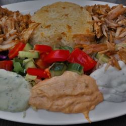 Ocakbaşı - Hähnchen Döner mit Reis 2016.09.06