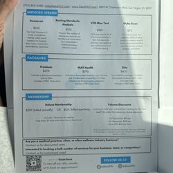 DexaFit - Las Vegas - Services offered