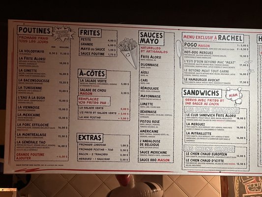 Menu photo 2 Frite Alors Montreal, QC Menu photo 2 Frite Alors Montreal, QC