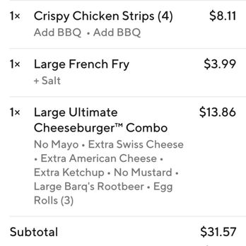 Jack in the Box - My order and what I got - Fast Food Near Me - Folsom, California