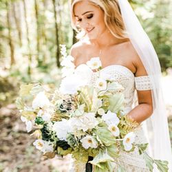 Majestic Mountain Beauty - Bridal hairstyle and makeup