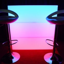 Jersey Pro Sound - We rent acrylic LED bars, highboys and cocktail tables.