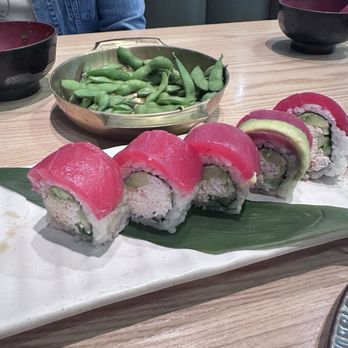 Dada Sushi Izakaya - Edamame and Hawaiian roll - Sushi Bars Near Me - Corona, California Dada Sushi Izakaya - Edamame and Hawaiian roll - Sushi Bars Near Me - Corona, California