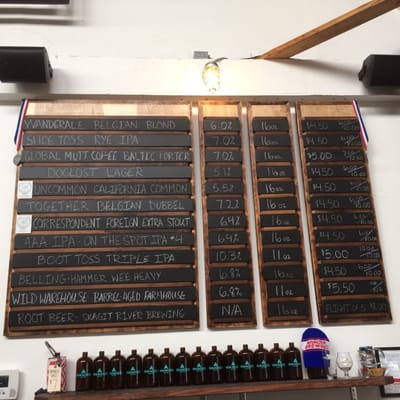 Menu photo 7 Wander Brewing Bellingham, WA