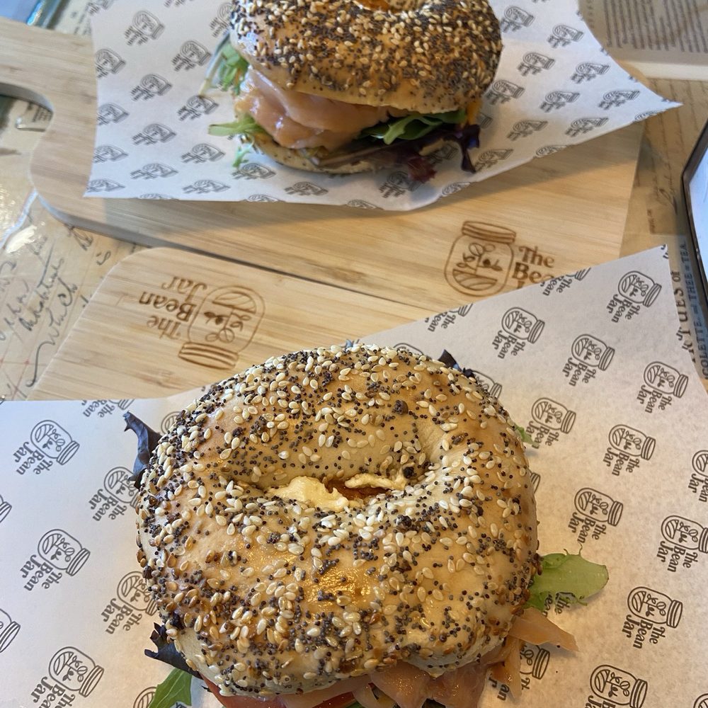 salmon bagel