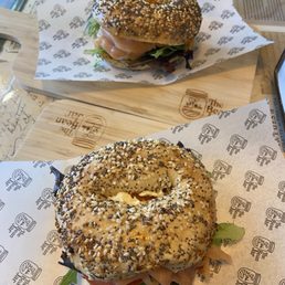 salmon bagel salmon bagel