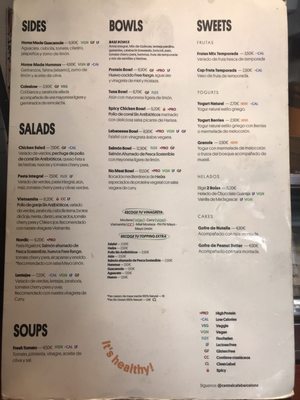 Menu photo 3 Central Café Barcelona, B