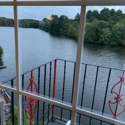 Overlooking the river from our room Overlooking the river from our room