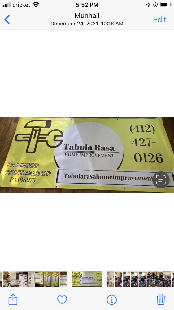 Slide of Tabula Rasa Home Improvement