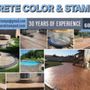 Photo of Concrete Color & Stamps