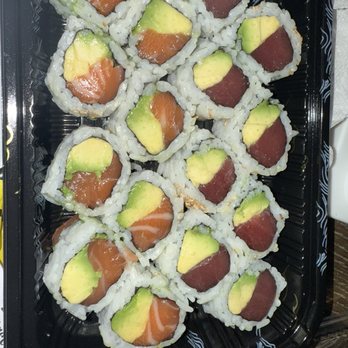 D &J Asian Fusion - Lunch 3 Roll Maki! Salmon Avocado roll and Tuna Avocado Roll - Chinese Near Me - Peabody, Massachusetts D &J Asian Fusion - Lunch 3 Roll Maki! Salmon Avocado roll and Tuna Avocado Roll - Chinese Near Me - Peabody, Massachusetts