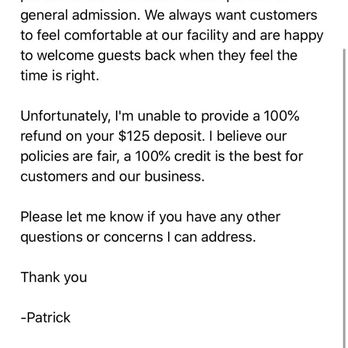 Jump Around Now - Patrick Horenstein. Owner of jump around refuses to do a complete refund. - Climbing Near Me - Chula Vista, California
