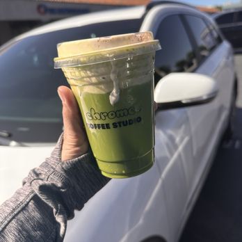 Chrome Coffee Studio - Banana matcha - Coffee & Tea Near Me - Torrance, California